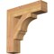 Ekena Millwork Balboa Block Smooth Bracket, Western Red Cedar, 3 1/2"W x 16"D x 16"H BKT04X16X16BOA05SWR - alternate 1